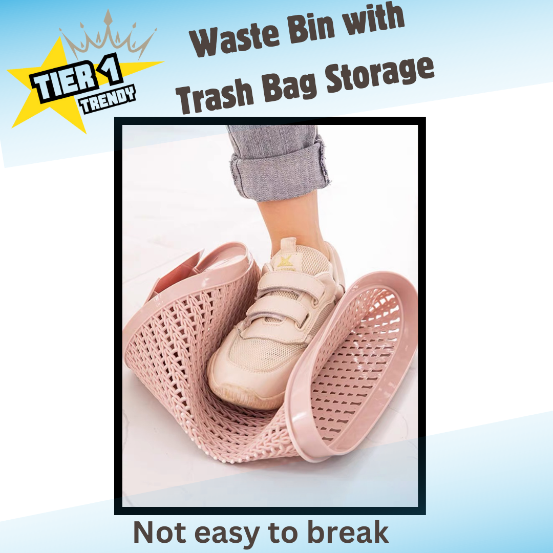 Waste Bin with  Trash Bag Storage