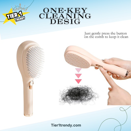 Self-Cleaning Hair Brush