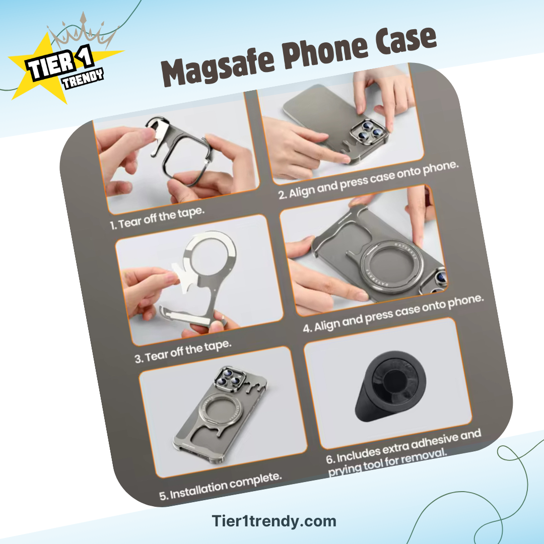 【🔥Framless Iphone 16 phone case - Feel like no case!】【Drop-Proof】【360°Metal Magnetic IPhone Case】(15/16 Pro/Pro Max)🔥Hot Sale!