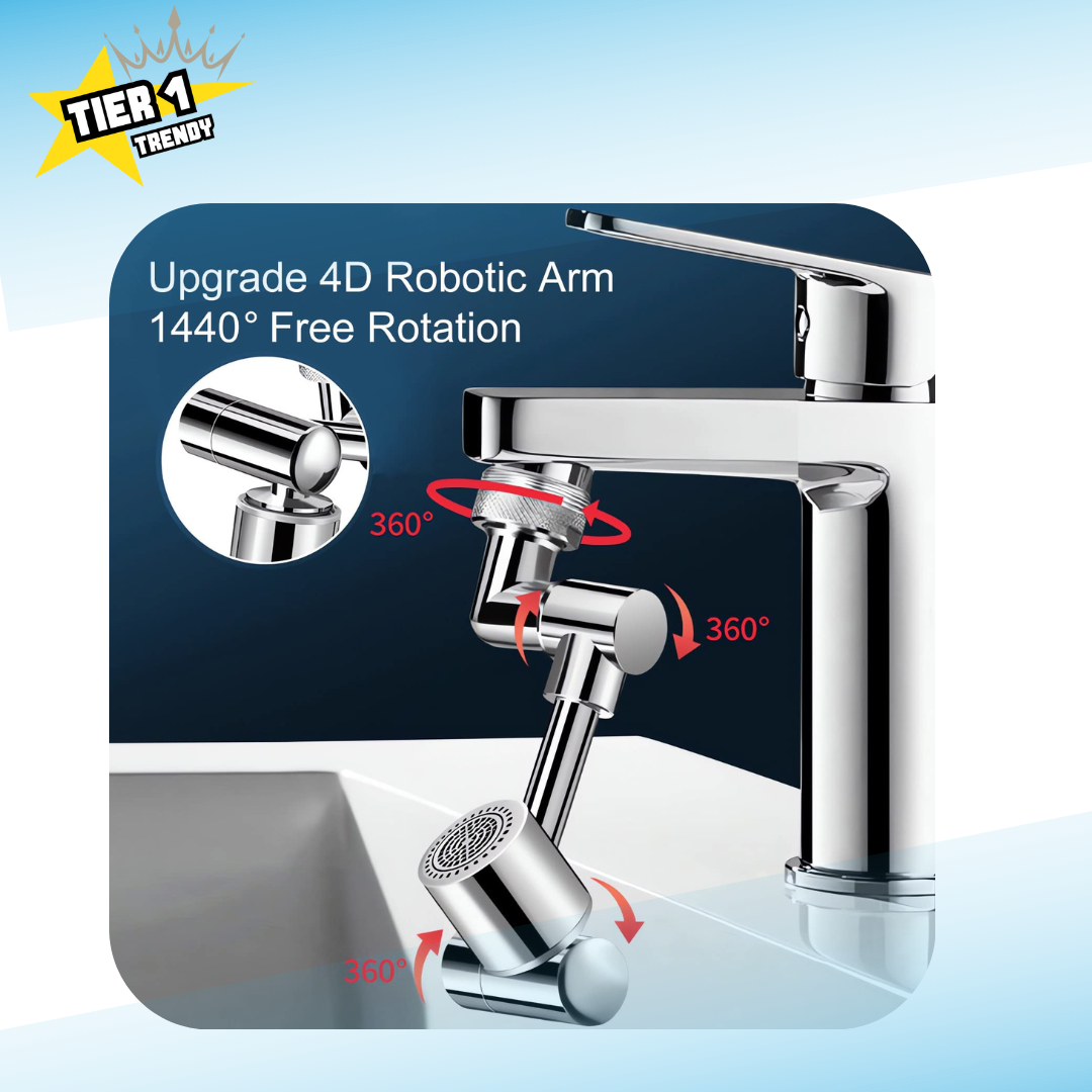 Swivel Faucet Extender for Kitchen Bathroom Sink