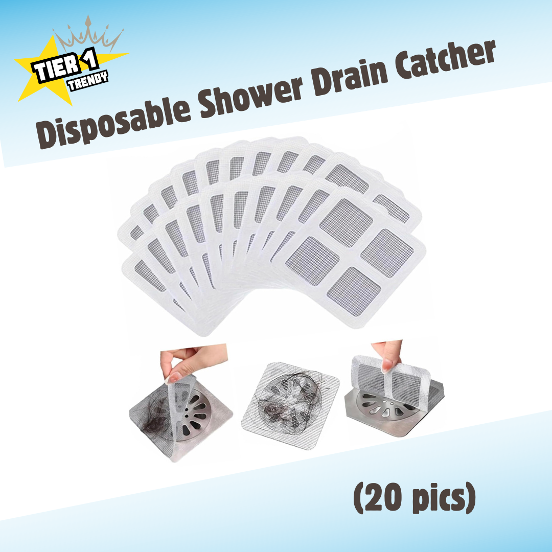 Disposable Shower Drain Catcher (20 pics)