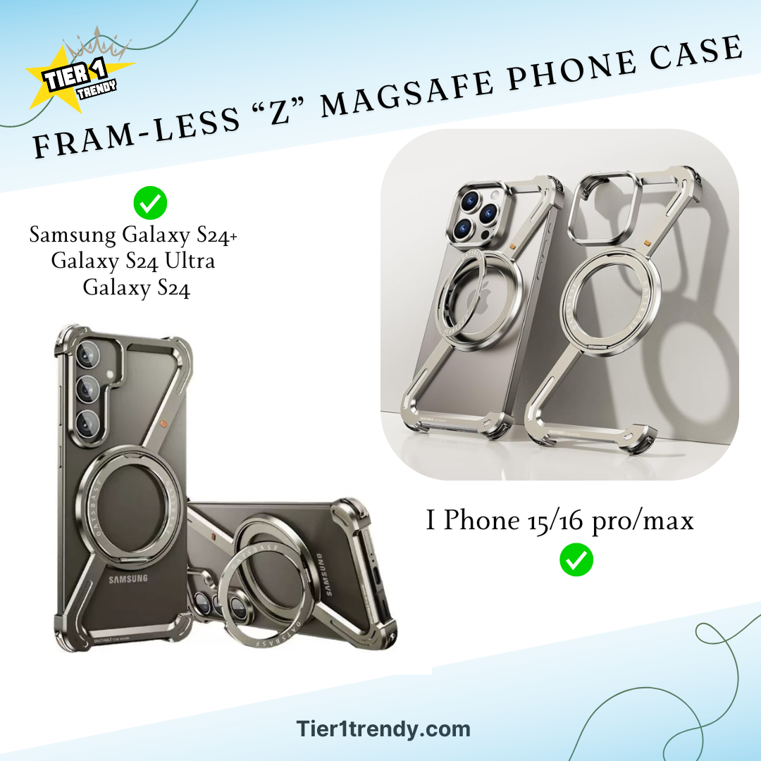 Fram-less “Z” Magsafe Phone Case【🔥Feel like no case!】I Phone/ Samsung