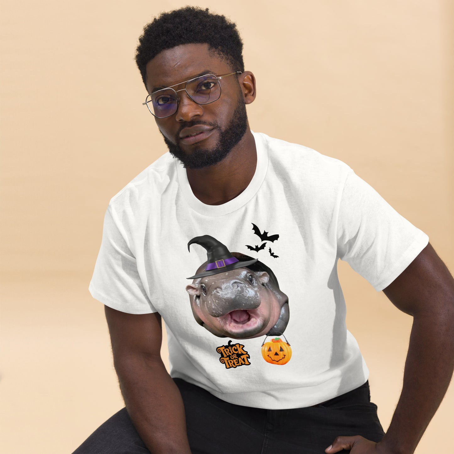 Moo Deng Trick or Treat -  Unisex classic tee