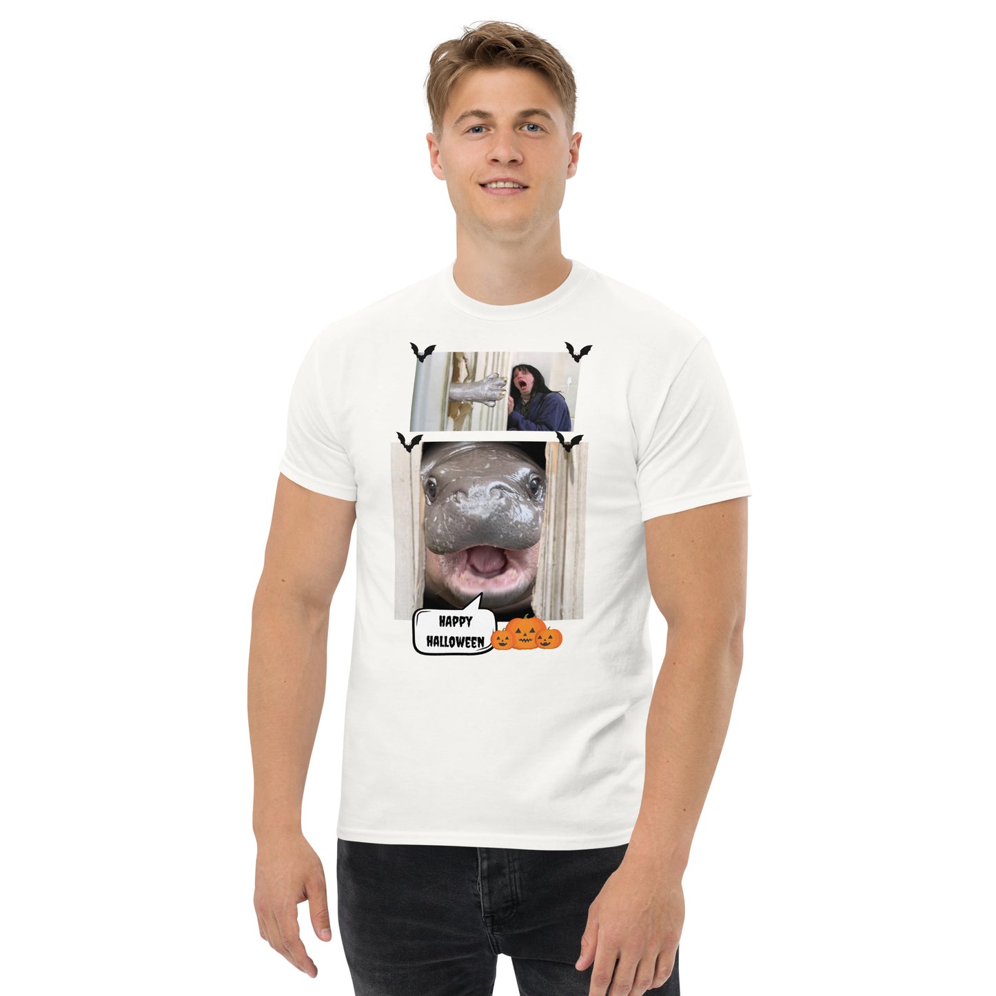 🎃 Moo Deng Memes Unisex T-shirt classic tee😈