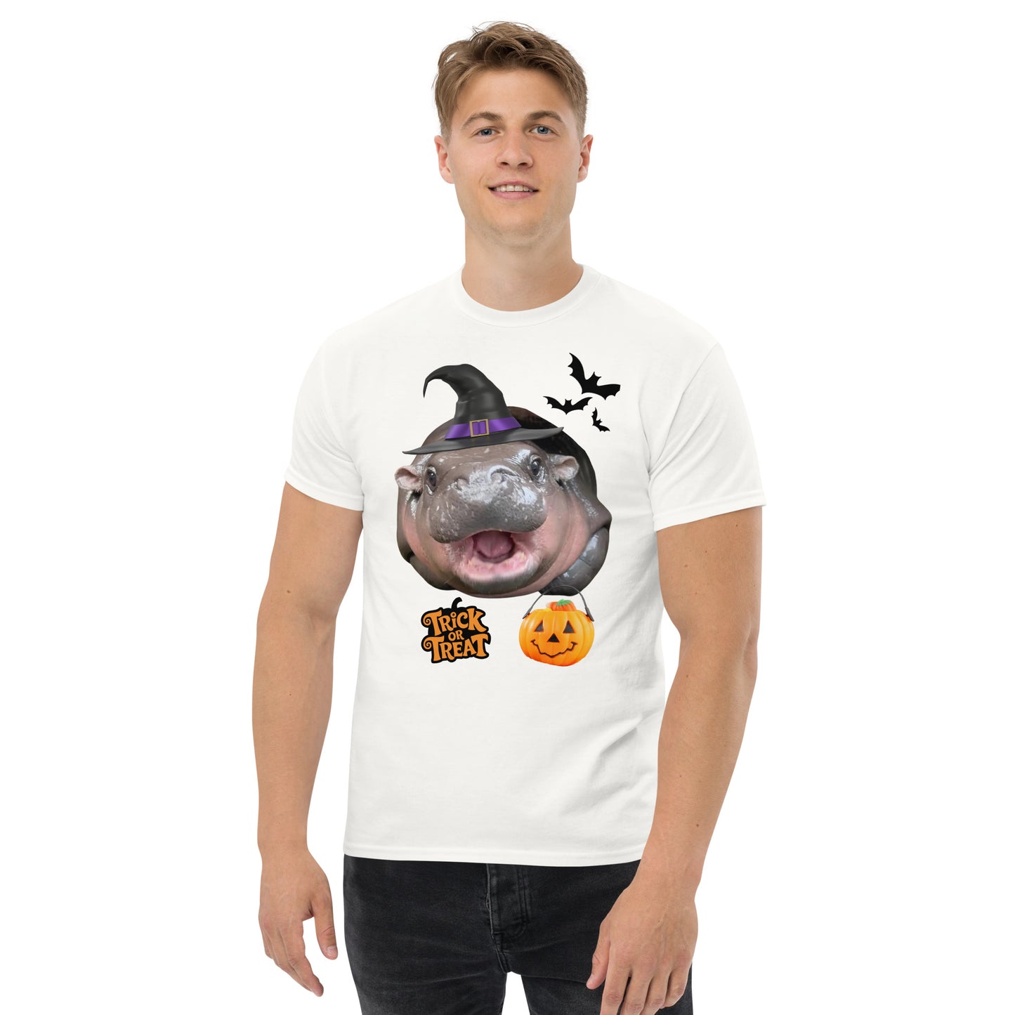 Moo Deng Trick or Treat -  Unisex classic tee