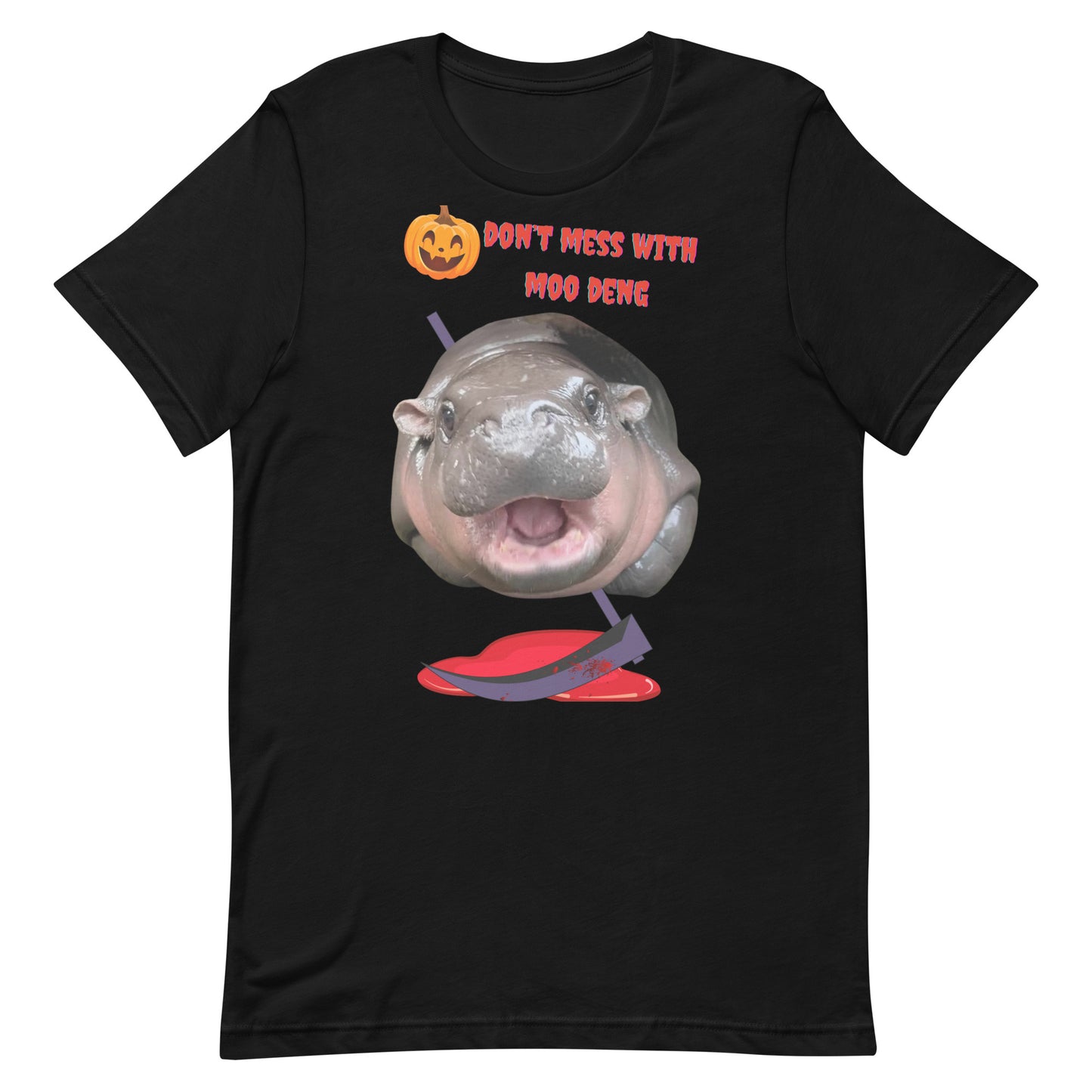 🎃Moo Deng Halloween😈 Unisex T-shirt