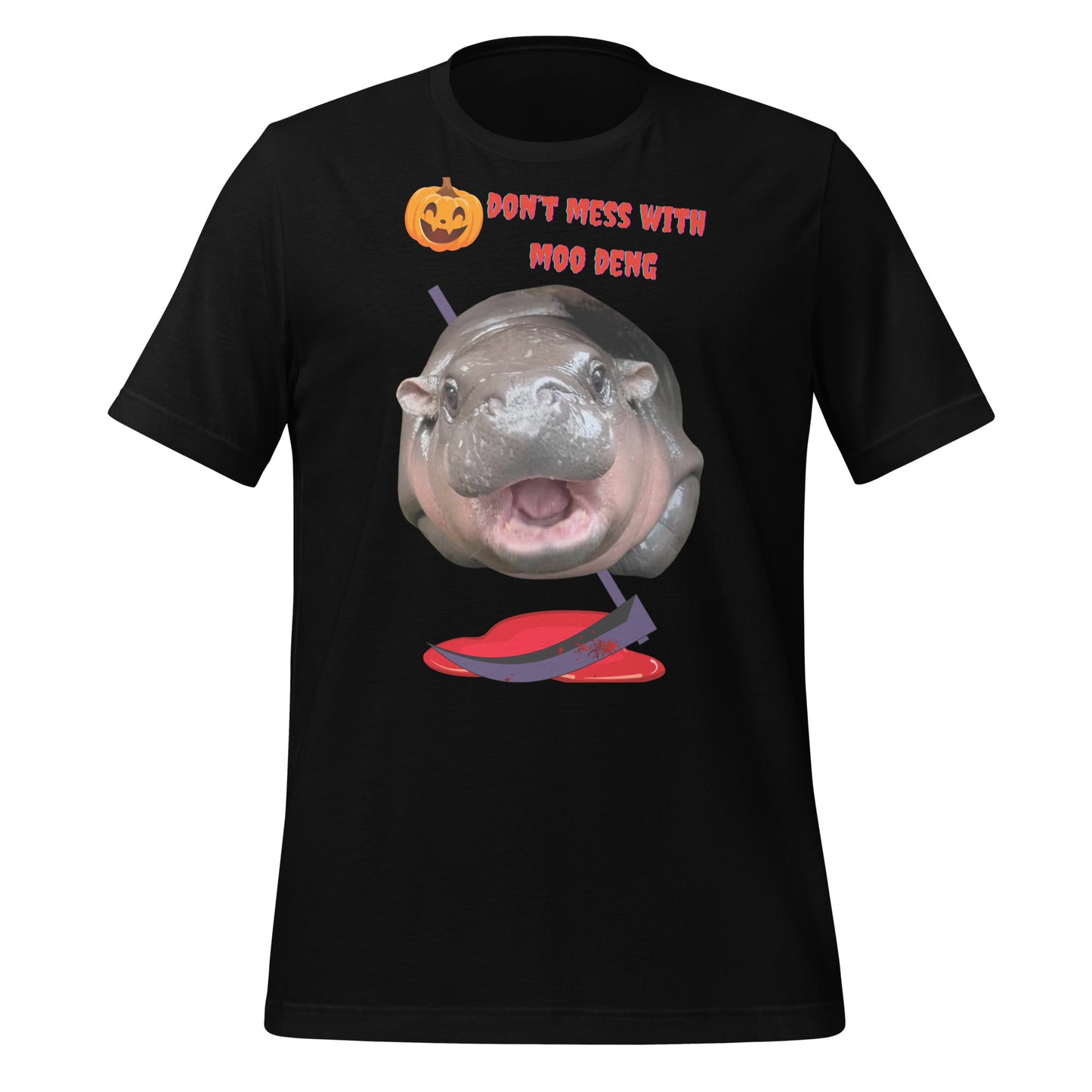 🎃Moo Deng Halloween😈 Unisex T-shirt